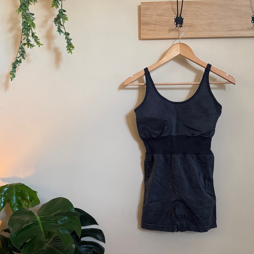 Source Unknown Black Jumpsuit Romper